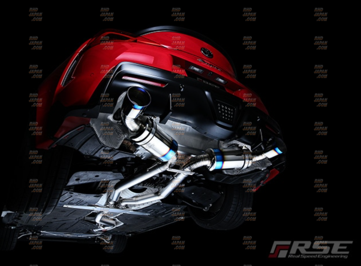 RSE Full Titanium Muffler Exhaust System Type-D - GR Supra DB02